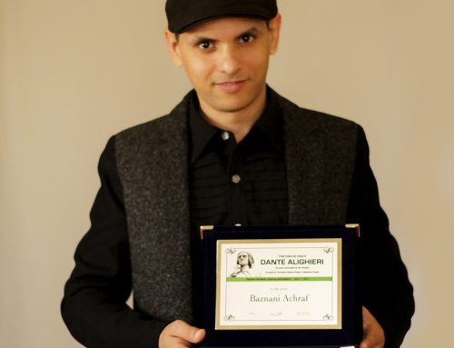 Achraf Baznani Wins the Dante Alighieri International Award